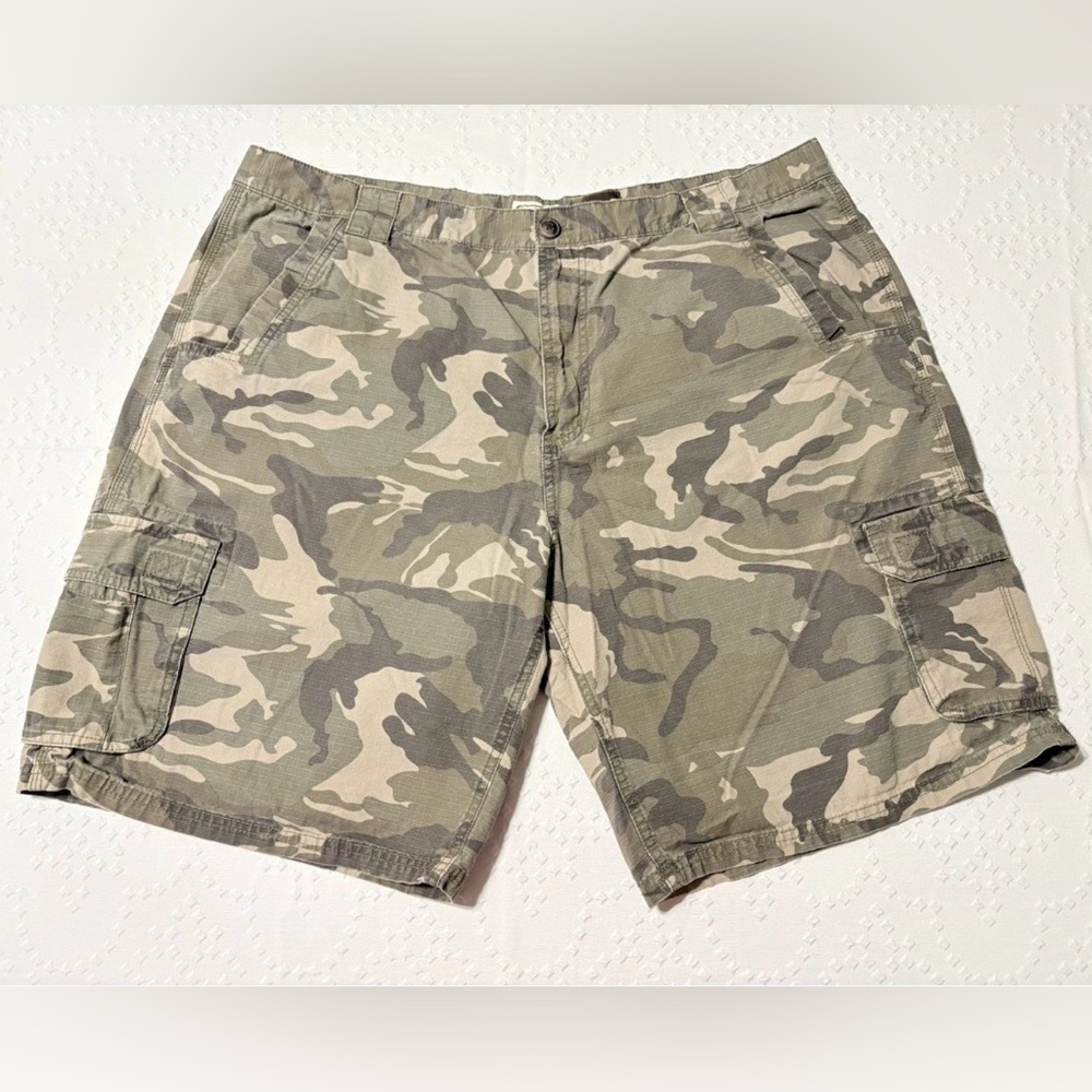 CE Schmidt Workwear Cargo Shorts Camouflage Size 44 Waist
